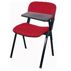 Form 000B Personel Koltuğu ofis mobilyaları Form 013 Sandalye V Ayak Sabit Ahşap Yazı Tablalı