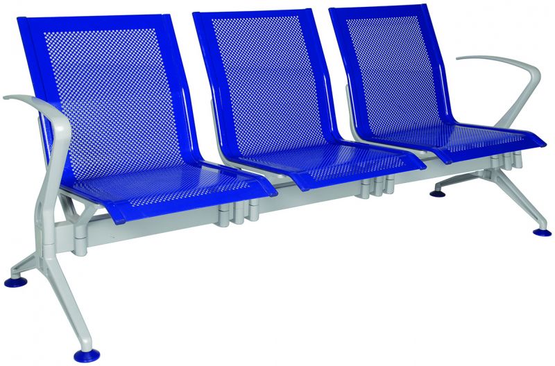 Chrom 540 Bekleme Koltuğu Üçlü Yan Kollu Döşemesiz