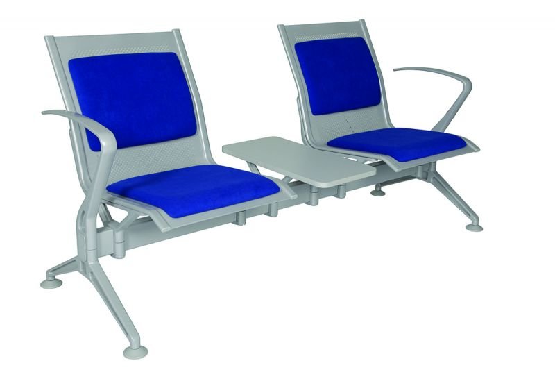 Ente 545 Üçlü Bekleme Koltuğu İkili Kollu Ara Sehplı Yarım Döşemeli