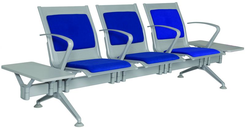 Ente 545 Üçlü Bekleme Koltuğu Üçlü Ara Kollu Yan Sehpalı Yarım Döşemeli