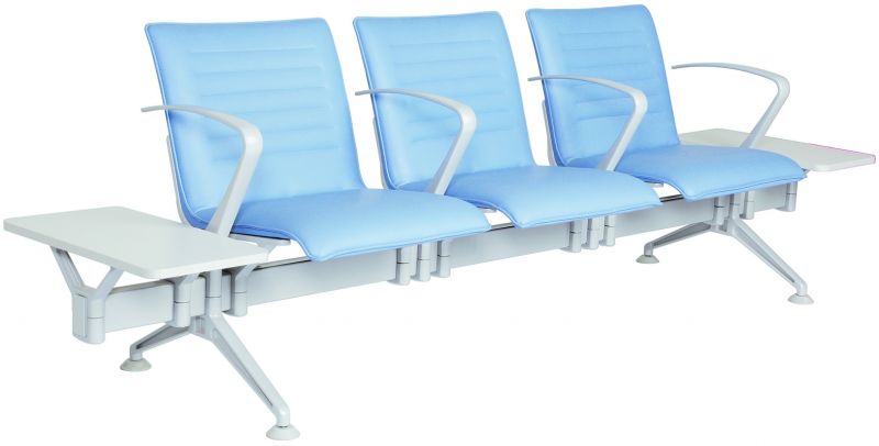 Line 550 Üçlü Bekleme Koltuğu Üçlü Ara Kollu Yan Sehpalı Tam Döşemeli